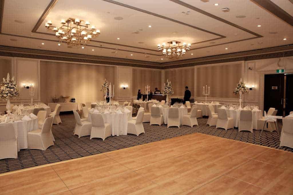 wedding reception venue room