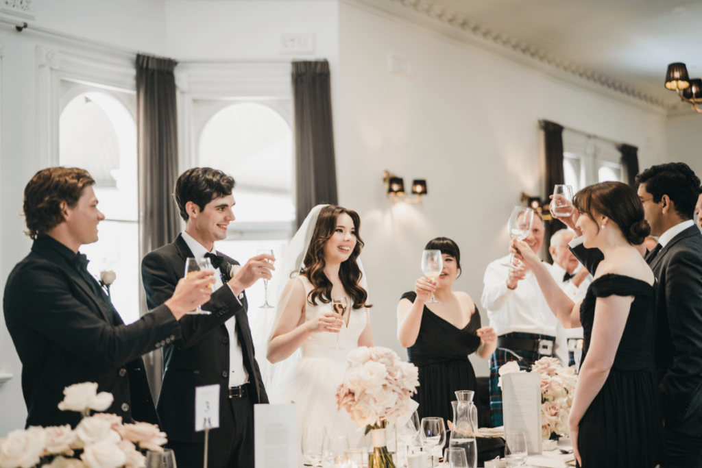 Wedding toast for the couple